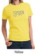 Ladies Yoga T-shirt Sanskrit Yoga Text Tee