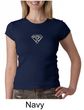 Ladies Yoga T-Shirt Super OM Small Print Crew Neck Shirt