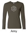 Ladies Yoga T-shirt Swadhisthana Chakra Symbol Long Sleeve Shirt