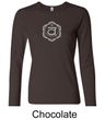 Ladies Yoga T-shirt Swadhisthana Chakra Symbol Long Sleeve Shirt