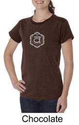 Ladies Yoga T-shirt Swadhisthana Chakra Symbol Organic Tee Shirt