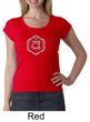 Ladies Yoga T-shirt Swadhisthana Chakra Symbol Scoop Neck Shirt