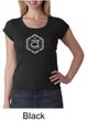 Ladies Yoga T-shirt Swadhisthana Chakra Symbol Scoop Neck Shirt