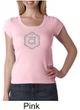 Ladies Yoga T-shirt Swadhisthana Chakra Symbol Scoop Neck Shirt