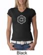 Ladies Yoga T-shirt Swadhisthana Chakra Symbol V-neck Shirt