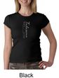 Ladies Yoga T-shirt Tadasana Mountain Pose Crew Neck Shirt