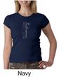 Ladies Yoga T-shirt Tadasana Mountain Pose Crew Neck Shirt