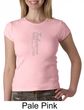 Ladies Yoga T-shirt Tadasana Mountain Pose Crew Neck Shirt