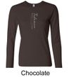 Ladies Yoga T-shirt Tadasana Mountain Pose Long Sleeve Shirt