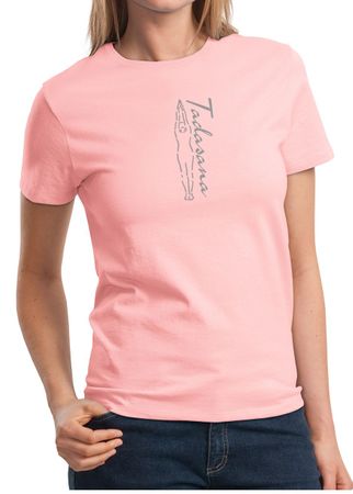 Ladies Yoga T-shirt Tadasana Mountain Pose Tee
