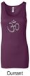 Ladies Yoga Tank - Aum Symbol Longer Length Tanktop