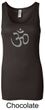 Ladies Yoga Tank - Aum Symbol Longer Length Tanktop