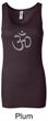 Ladies Yoga Tank - Aum Symbol Longer Length Tanktop