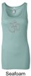 Ladies Yoga Tank - Aum Symbol Longer Length Tanktop