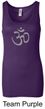 Ladies Yoga Tank - Aum Symbol Longer Length Tanktop