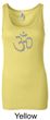 Ladies Yoga Tank - Aum Symbol Longer Length Tanktop