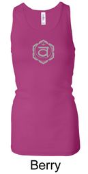 Ladies Yoga Tank Swadhisthana Chakra Longer Length Racerback Tanktop