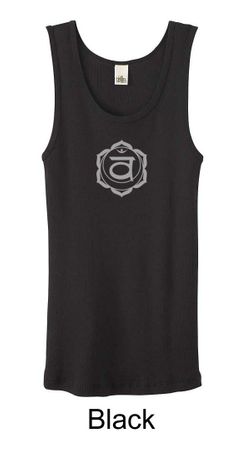 Ladies Yoga Tank Swadhisthana Chakra Symbol Organic Tanktop