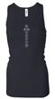 Ladies Yoga Tank Top 7 Chakras Longer Length Racerback Tanktop