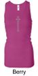 Ladies Yoga Tank Top 7 Chakras Longer Length Racerback Tanktop
