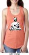 Ladies Yoga Tank Top At Peace Buddha Ideal Racerback