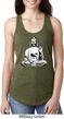 Ladies Yoga Tank Top At Peace Buddha Ideal Racerback