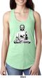 Ladies Yoga Tank Top At Peace Buddha Ideal Racerback