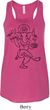Ladies Yoga Tank Top Black Sketch Ganesha Flowy Racerback