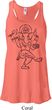 Ladies Yoga Tank Top Black Sketch Ganesha Flowy Racerback