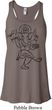 Ladies Yoga Tank Top Black Sketch Ganesha Flowy Racerback