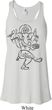 Ladies Yoga Tank Top Black Sketch Ganesha Flowy Racerback