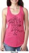 Ladies Yoga Tank Top Black Sketch Ganesha Ideal Racerback