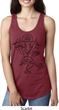 Ladies Yoga Tank Top Black Sketch Ganesha Ideal Racerback