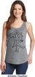 Ladies Yoga Tank Top Black Sketch Ganesha Tanktop