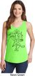 Ladies Yoga Tank Top Black Sketch Ganesha Tanktop