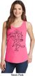 Ladies Yoga Tank Top Black Sketch Ganesha Tanktop