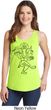 Ladies Yoga Tank Top Black Sketch Ganesha Tanktop