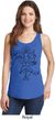 Ladies Yoga Tank Top Black Sketch Ganesha Tanktop