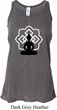 Ladies Yoga Tank Top Buddha Lotus Pose Flowy Racerback
