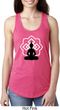 Ladies Yoga Tank Top Buddha Lotus Pose Ideal Racerback