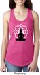 Ladies Yoga Tank Top Buddha Lotus Pose Ideal Racerback