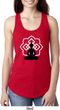 Ladies Yoga Tank Top Buddha Lotus Pose Ideal Racerback