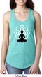 Ladies Yoga Tank Top Buddha Lotus Pose Ideal Racerback