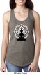 Ladies Yoga Tank Top Buddha Lotus Pose Ideal Racerback