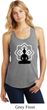 Ladies Yoga Tank Top Buddha Lotus Pose Racerback