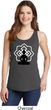 Ladies Yoga Tank Top Buddha Lotus Pose Tanktop