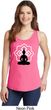 Ladies Yoga Tank Top Buddha Lotus Pose Tanktop