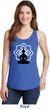 Ladies Yoga Tank Top Buddha Lotus Pose Tanktop