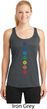Ladies Yoga Tank Top Diamond Chakras Dry Wicking Racerback