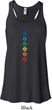 Ladies Yoga Tank Top Diamond Chakras Flowy Racerback